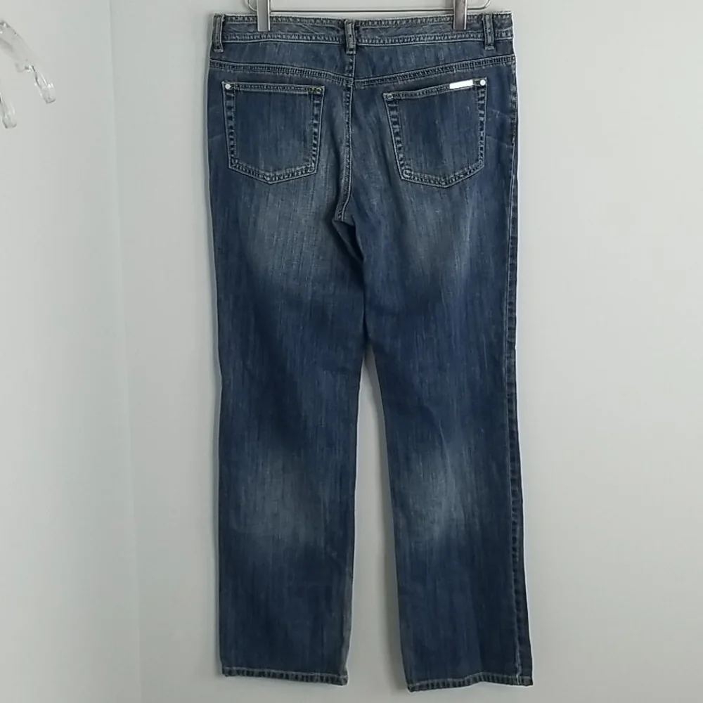 Michael Kors 100% cotton low rise jeans Straight Leg Size 10